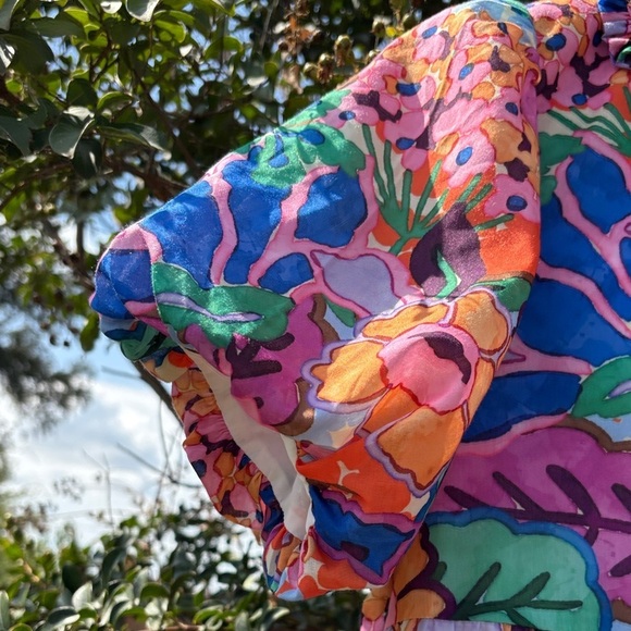 THML Multicolor Abstract Dress - Picture 4 of 8